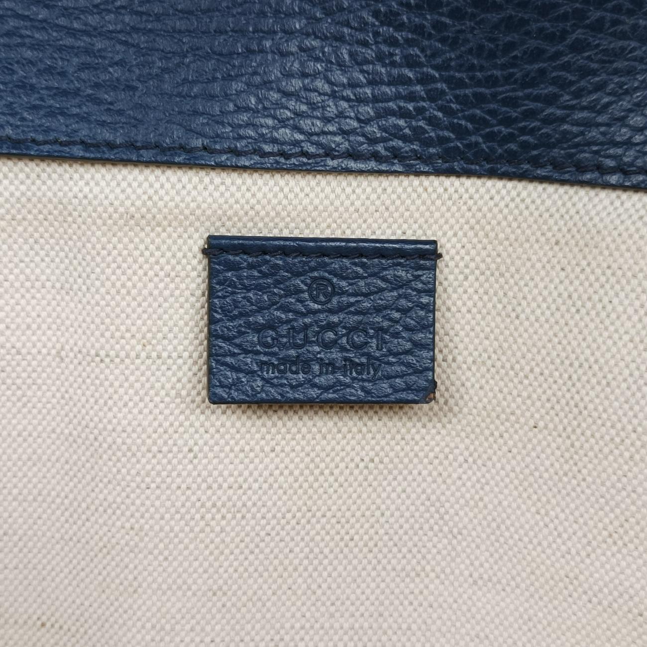 Pre-owned Gucci Dionysus Blue Leather 400249 shoulderbag | stylenewstar