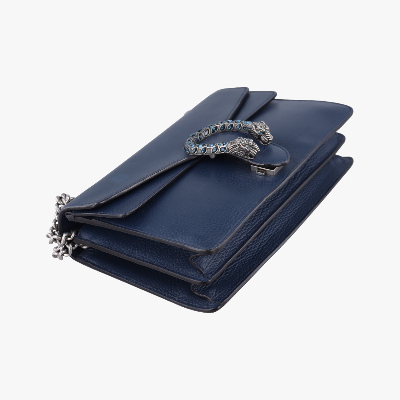 Pre-owned Gucci Dionysus Blue Leather 400249 shoulderbag | stylenewstar