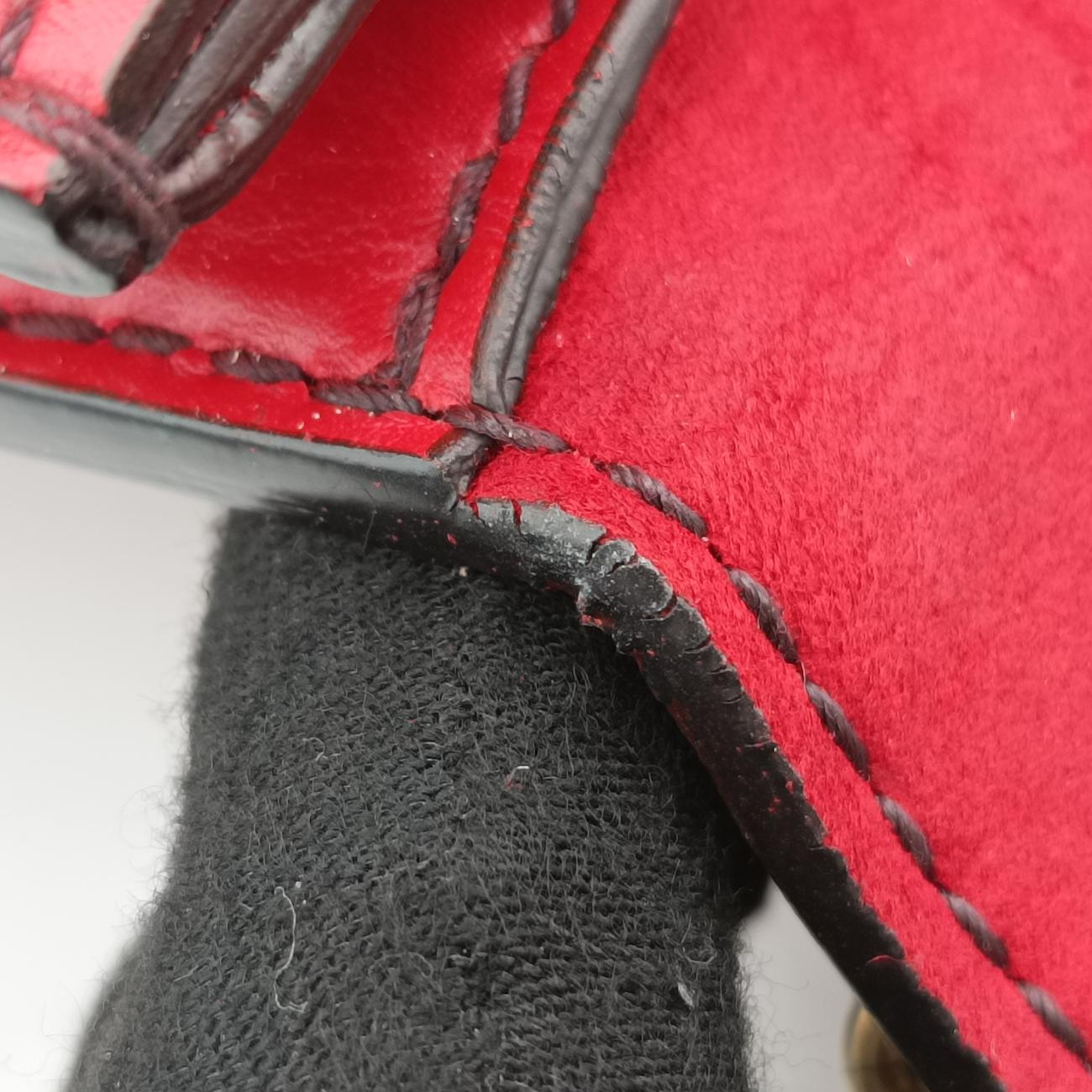 Vintage Christian Dior J'Adior Red Leather  shoulderbag | stylenewstar