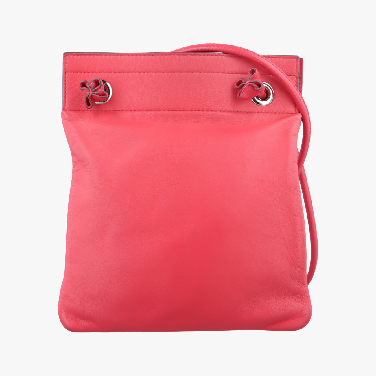 Pre-owned Hermes Sac Aline mini Pink lambskin  shoulderbag | stylenewstar