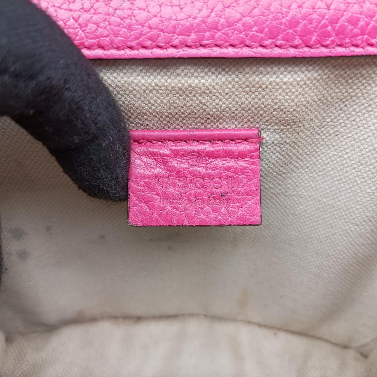 Pre-owned Gucci Dionysus Pink Leather 421970 shoulderbag | stylenewstar