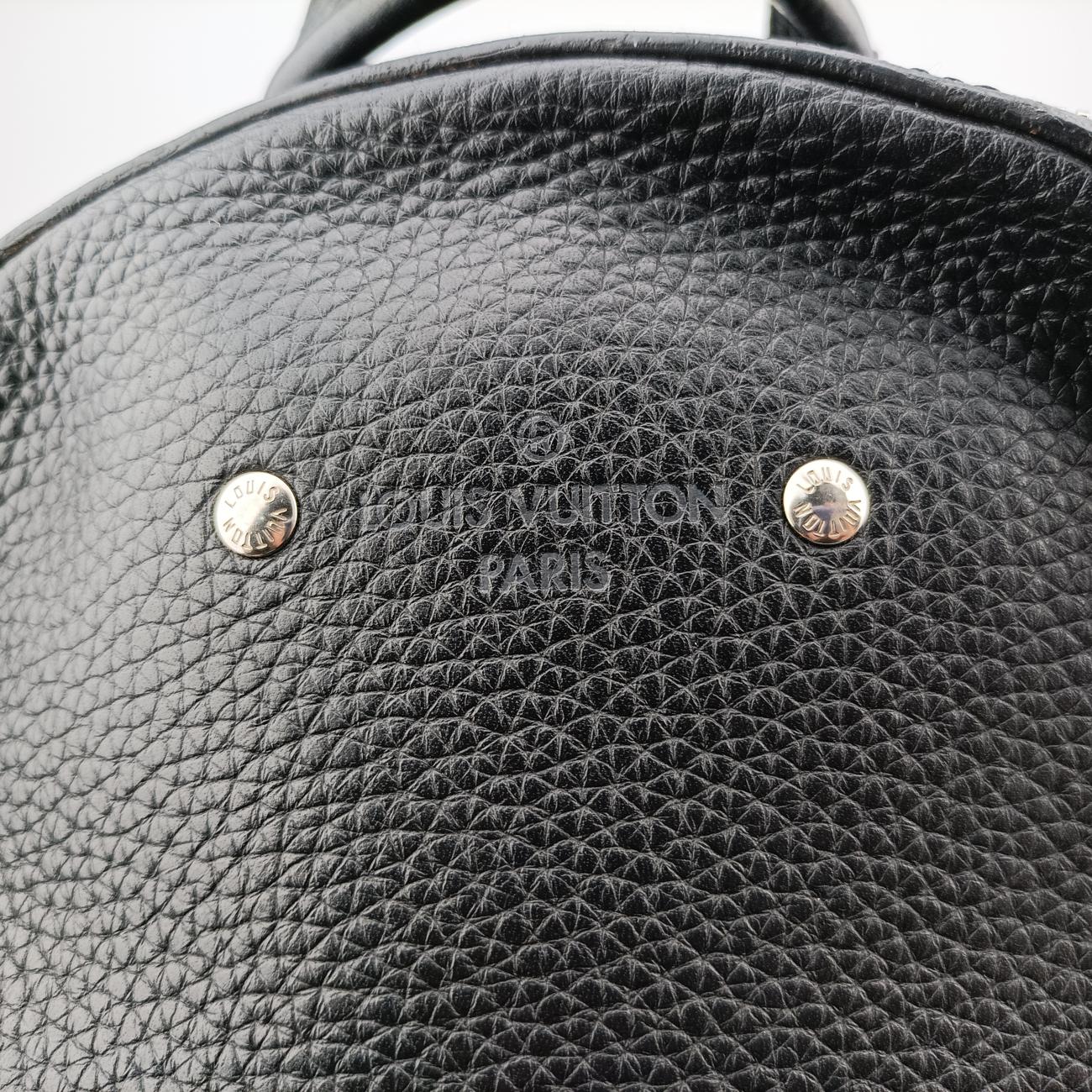 Pre-owned Louis Vuitton ARMAND Noir Taurillon Leather M42687 backpack/rucksack | stylenewstar