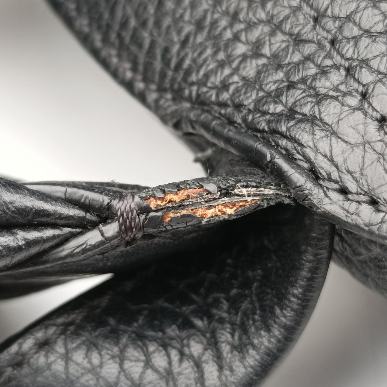 Pre-owned Louis Vuitton ARMAND Noir Taurillon Leather M42687 backpack/rucksack | stylenewstar