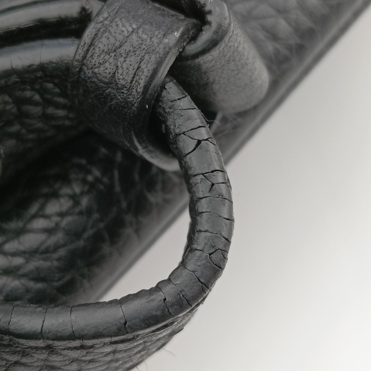 Pre-owned Louis Vuitton ARMAND Noir Taurillon Leather M42687 backpack/rucksack | stylenewstar