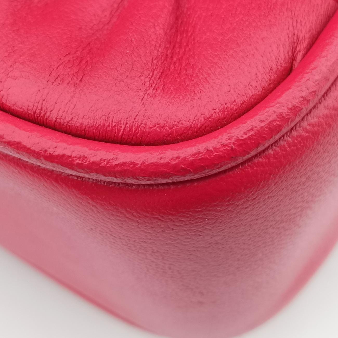 Pre-owned Prada Nappa Gaufre Sound Lock Red lambskin 1BD139 shoulderbag | stylenewstar