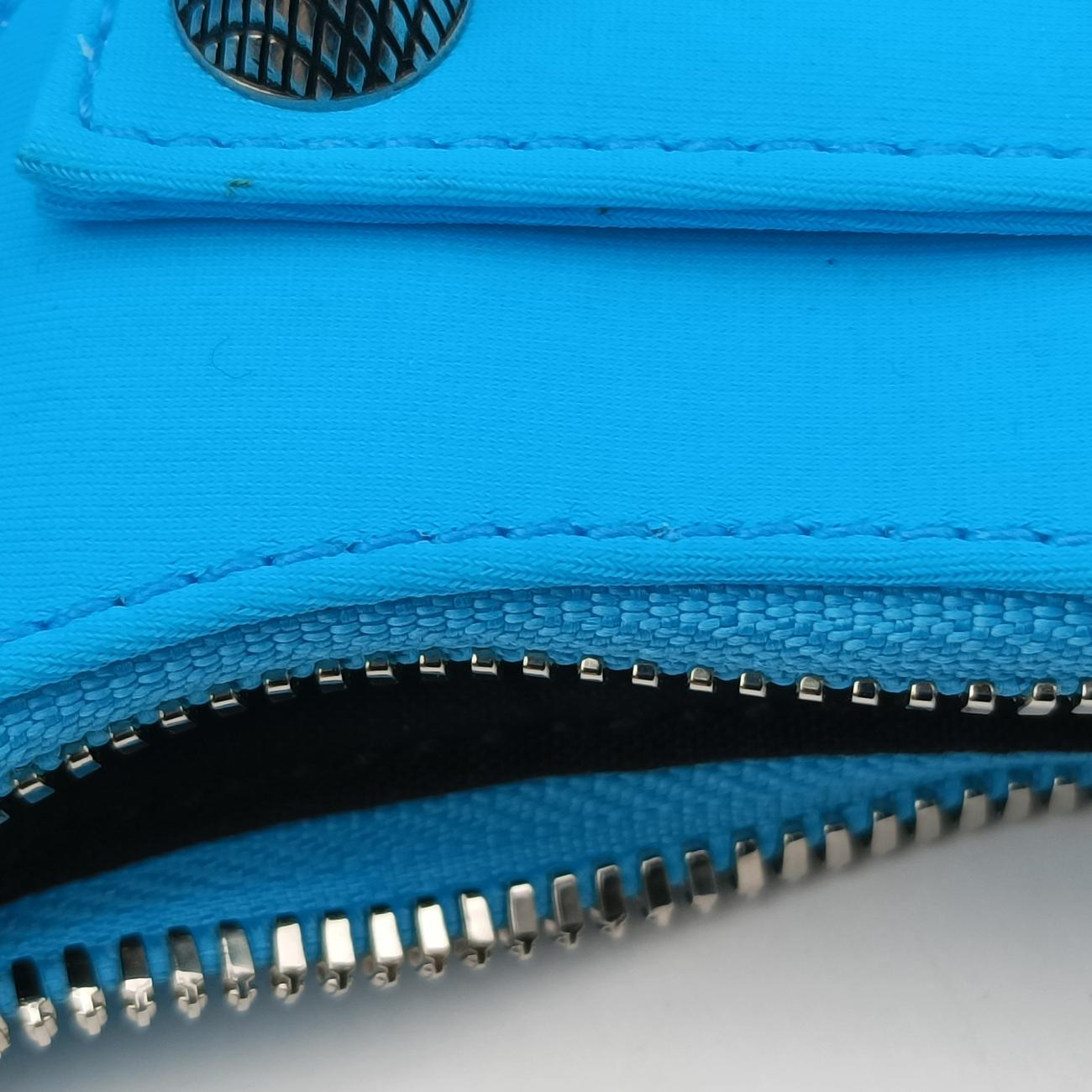 Secondhand Balenciaga Le Cagole mini Blue Nylon Stretch Fabric  shoulderbag | stylenewstar