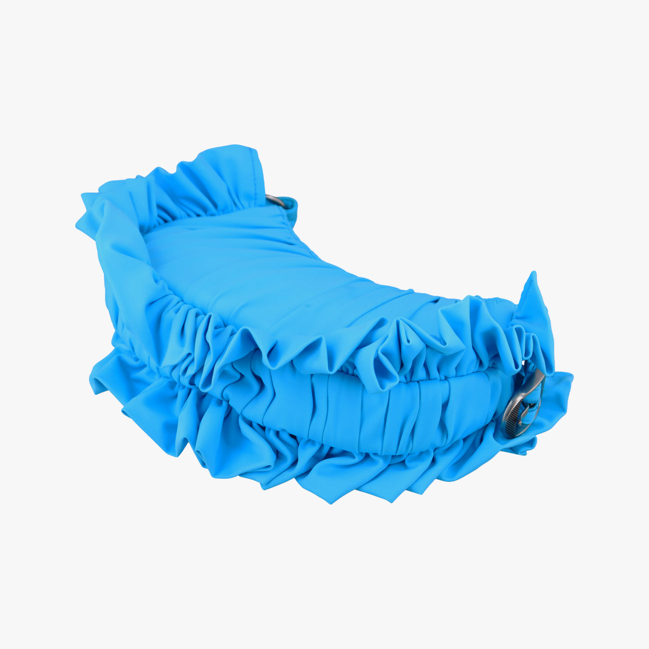 Secondhand Balenciaga Le Cagole mini Blue Nylon Stretch Fabric  shoulderbag | stylenewstar