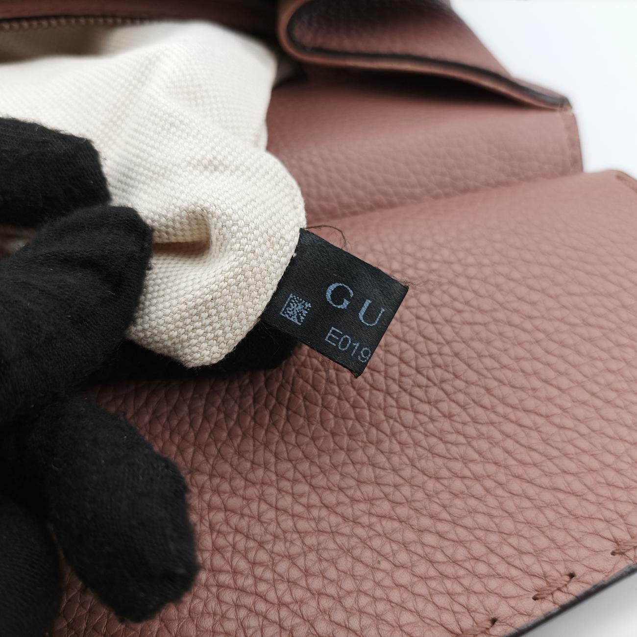 Pre-owned Gucci GG Marmont Pink Leather 421890 shoulderbag | stylenewstar