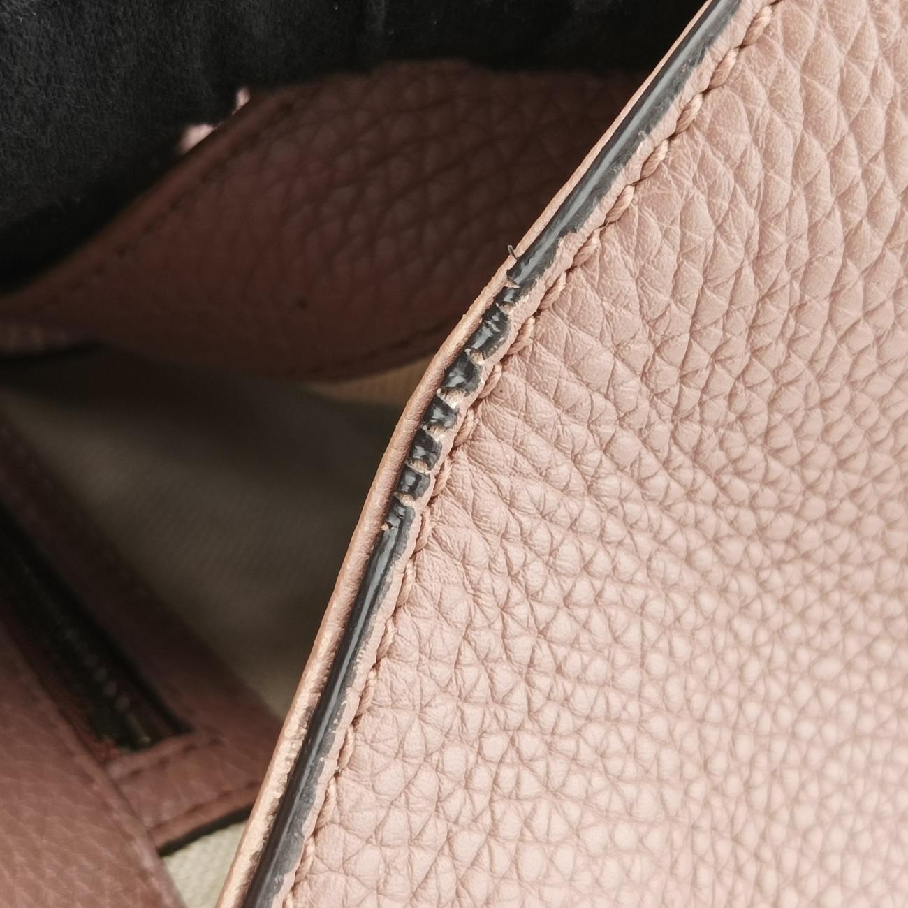 Pre-owned Gucci GG Marmont Pink Leather 421890 shoulderbag | stylenewstar