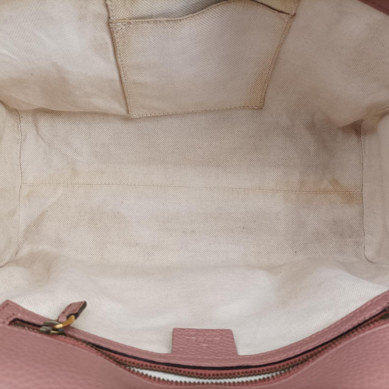 Pre-owned Gucci GG Marmont Pink Leather 421890 shoulderbag | stylenewstar