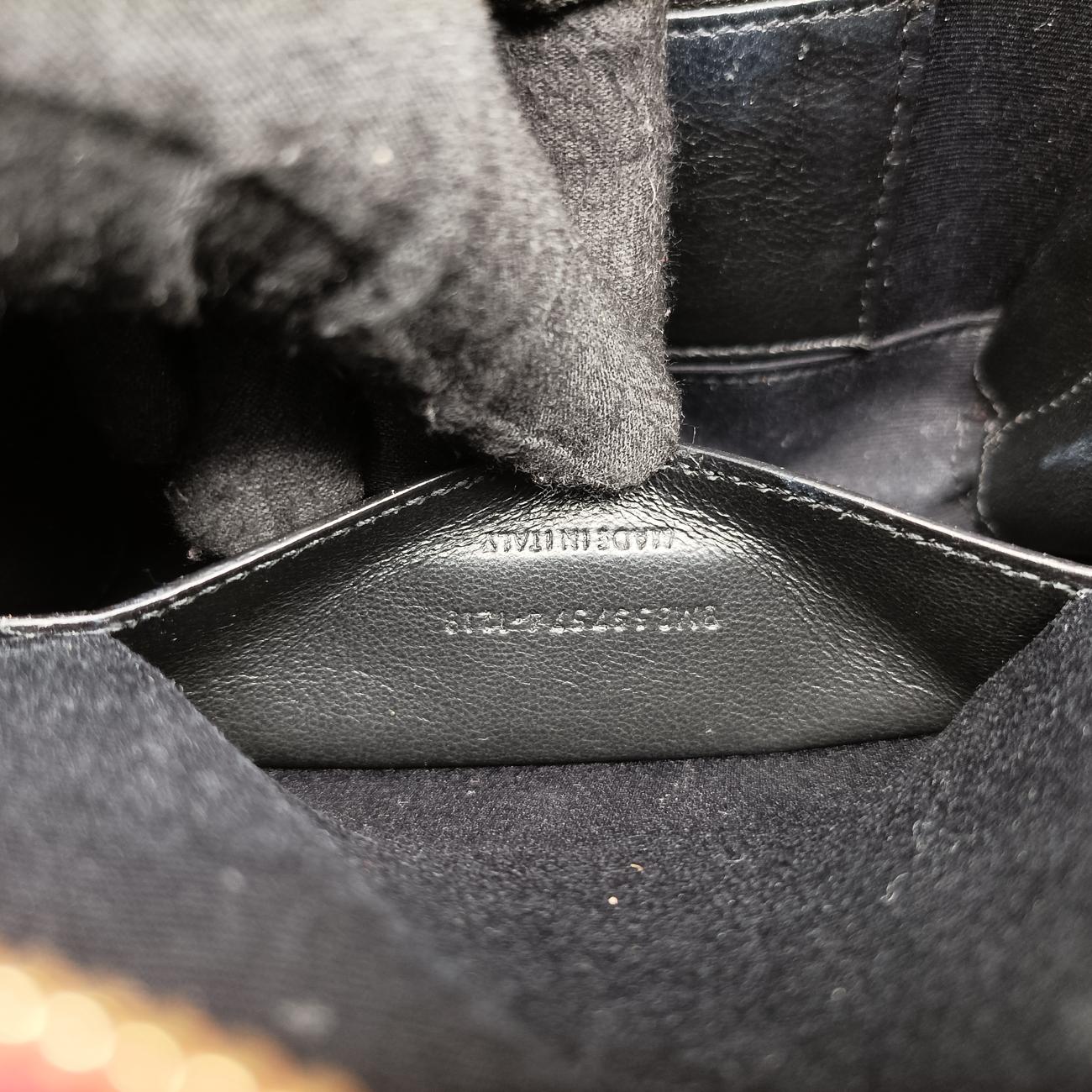 Pre-owned Yves Saint Laurent VICKY Red Leather 557574 bum bag/waist bag | stylenewstar