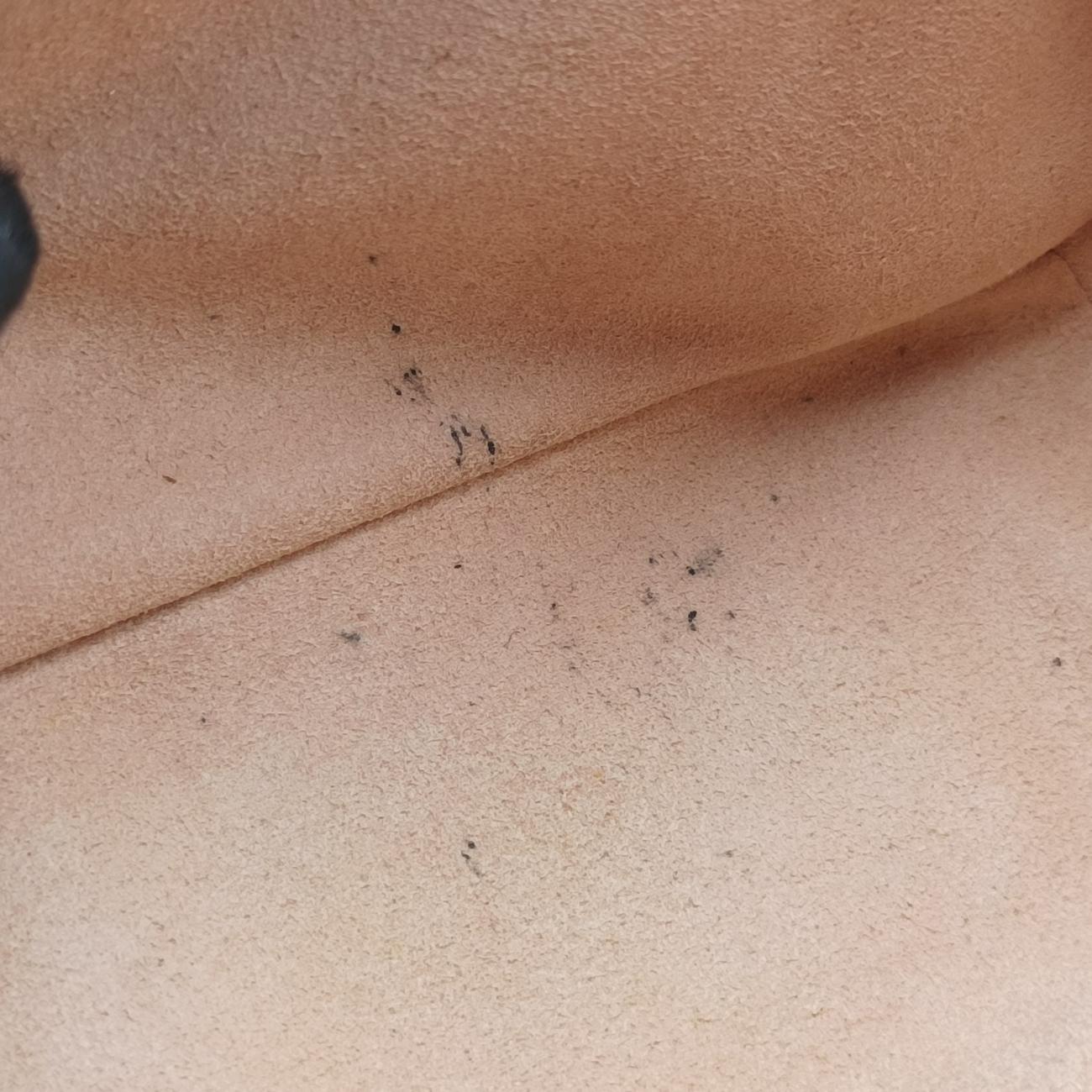 Pre-owned Gucci GG Marmont Black x Beige x Red Leather 443497 shoulderbag | stylenewstar