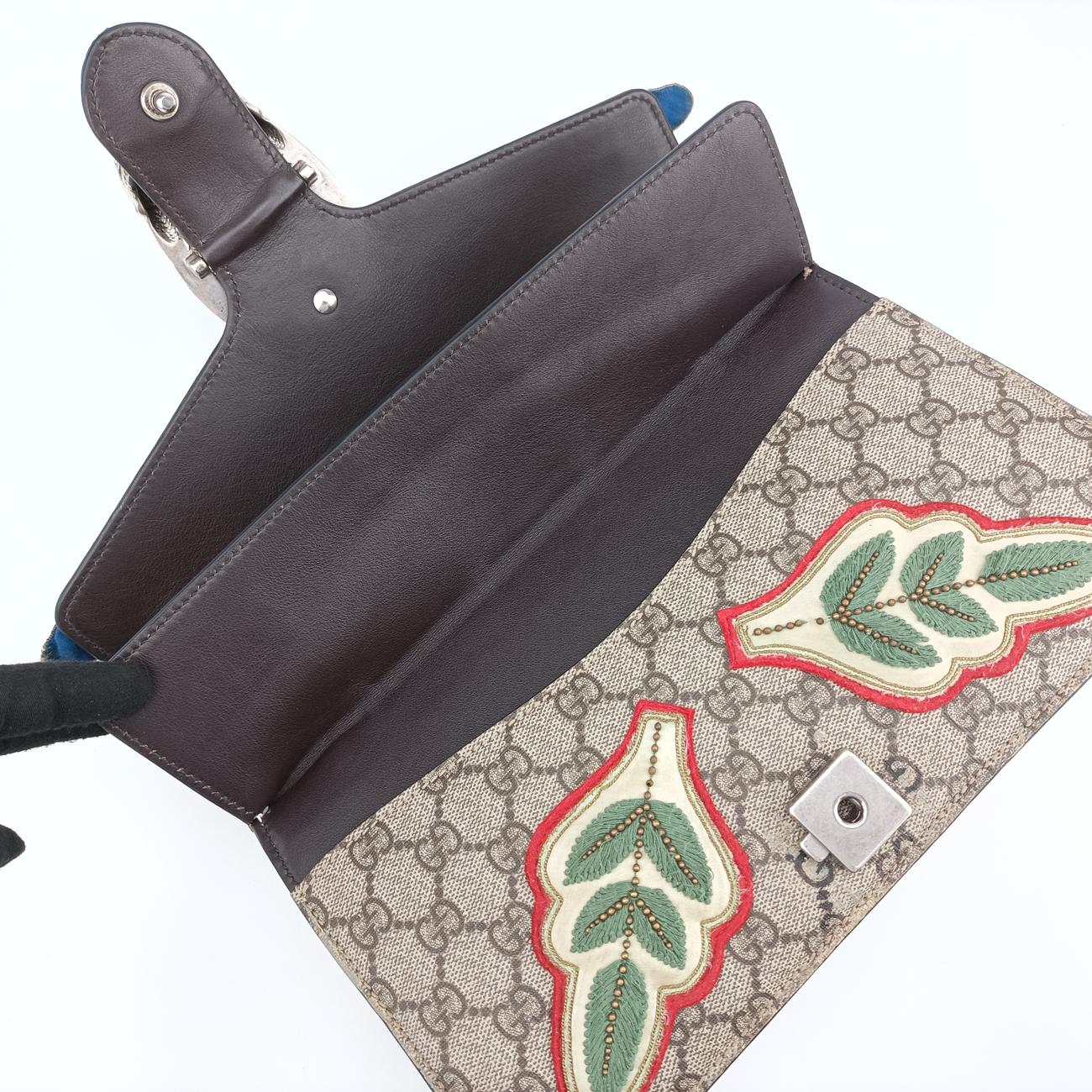 Pre-owned Gucci Dionysus Brown×Multicolor PVC coated canvas 400249 shoulderbag | stylenewstar