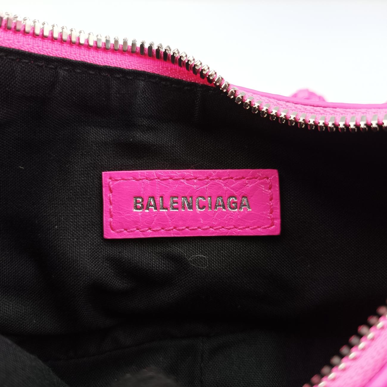 Pre-owned Balenciaga Le Cagole Rose lambskin  shoulderbag | stylenewstar