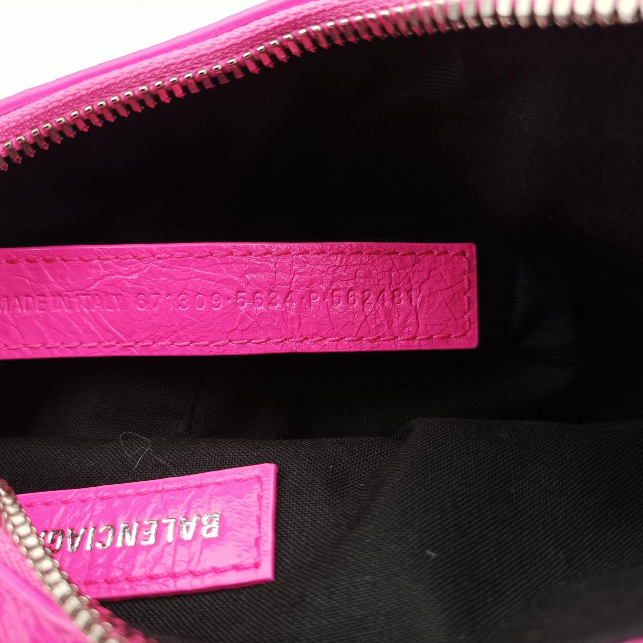 Pre-owned Balenciaga Le Cagole Rose lambskin  shoulderbag | stylenewstar