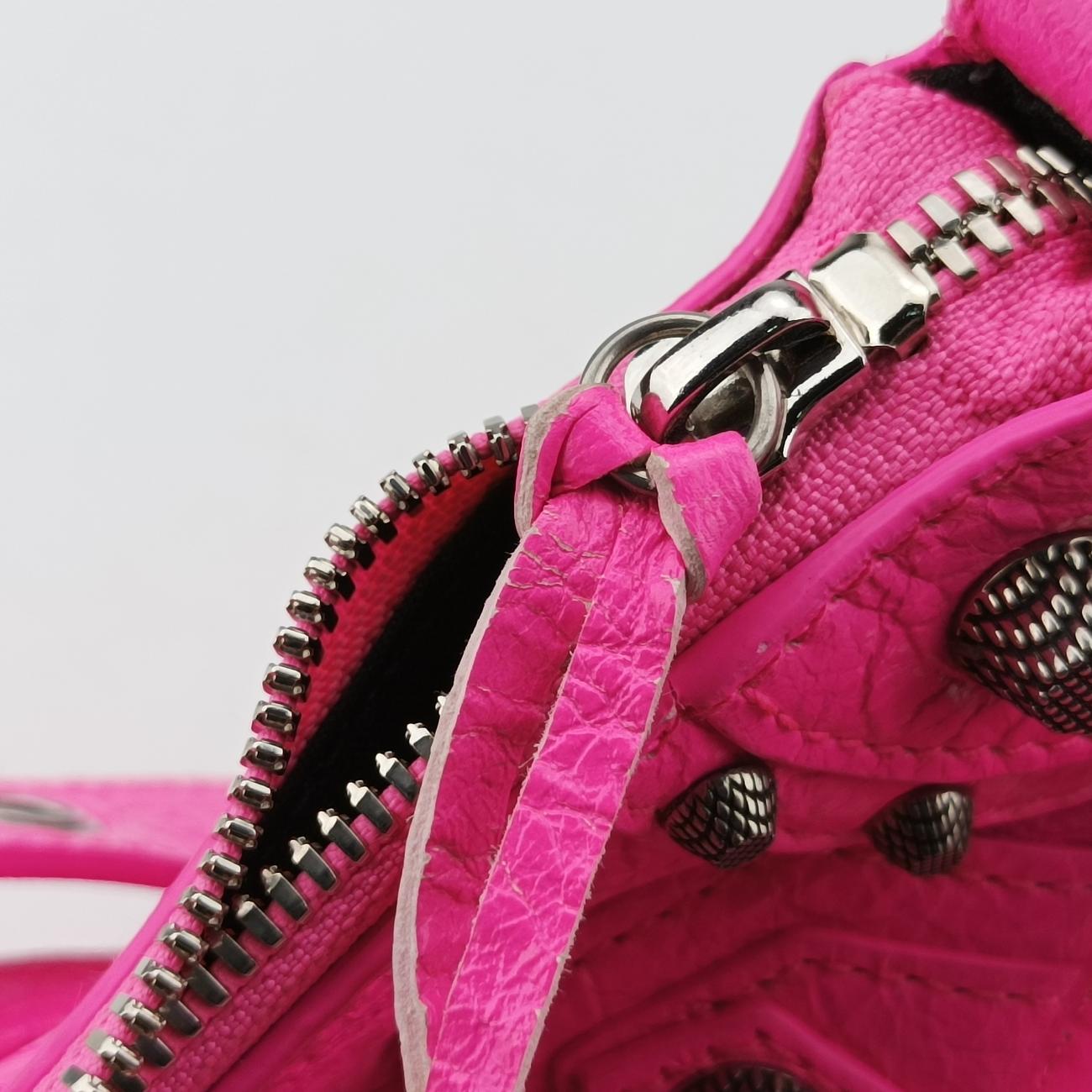 Pre-owned Balenciaga Le Cagole Rose lambskin  shoulderbag | stylenewstar