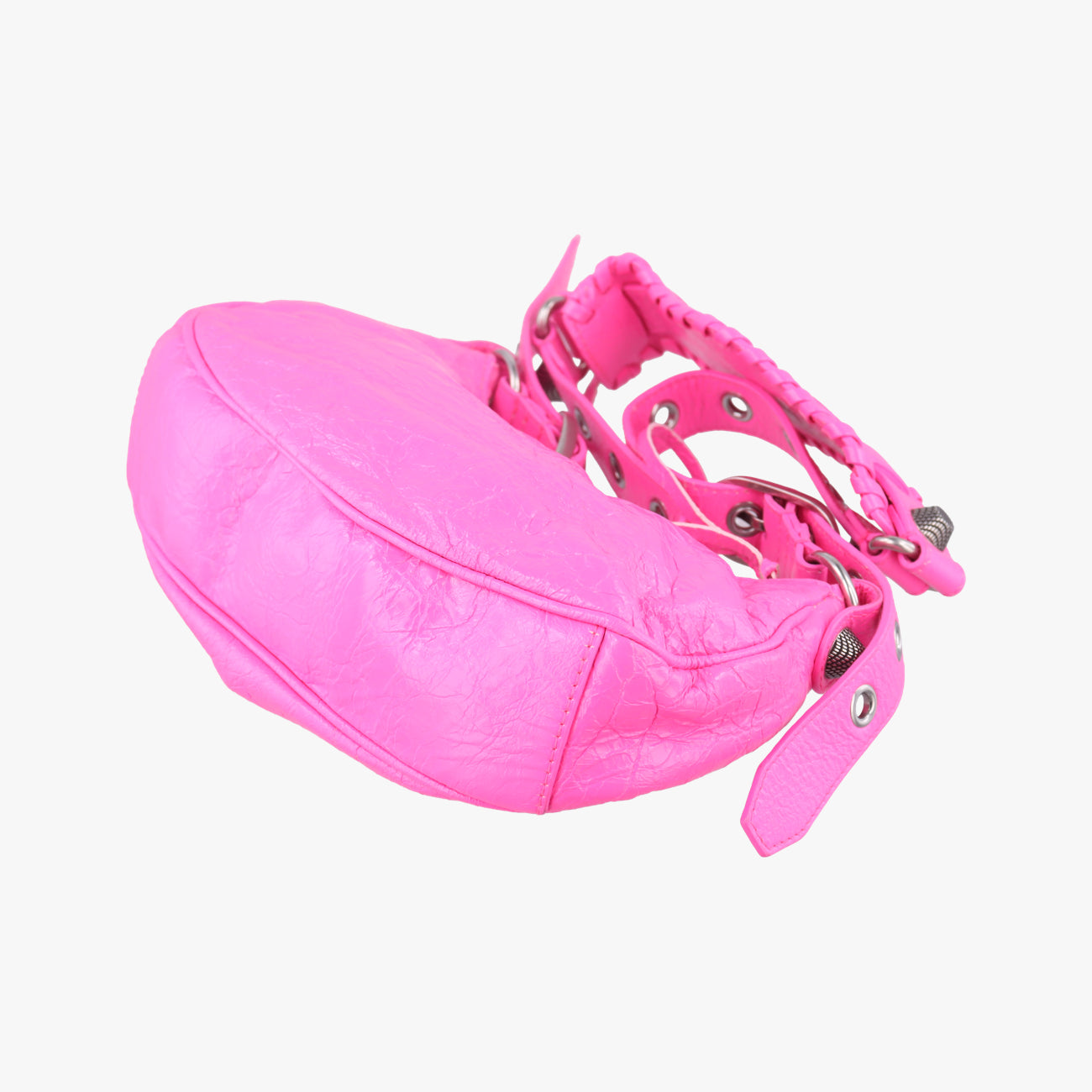 Pre-owned Balenciaga Le Cagole Rose lambskin  shoulderbag | stylenewstar