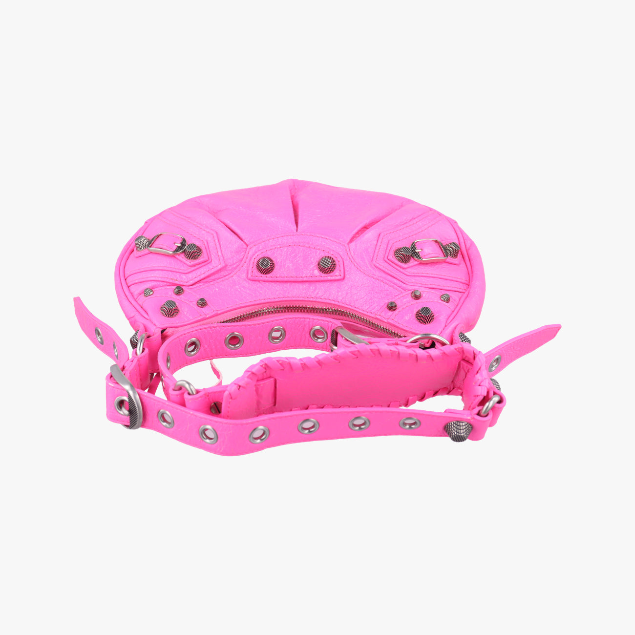 Pre-owned Balenciaga Le Cagole Rose lambskin  shoulderbag | stylenewstar