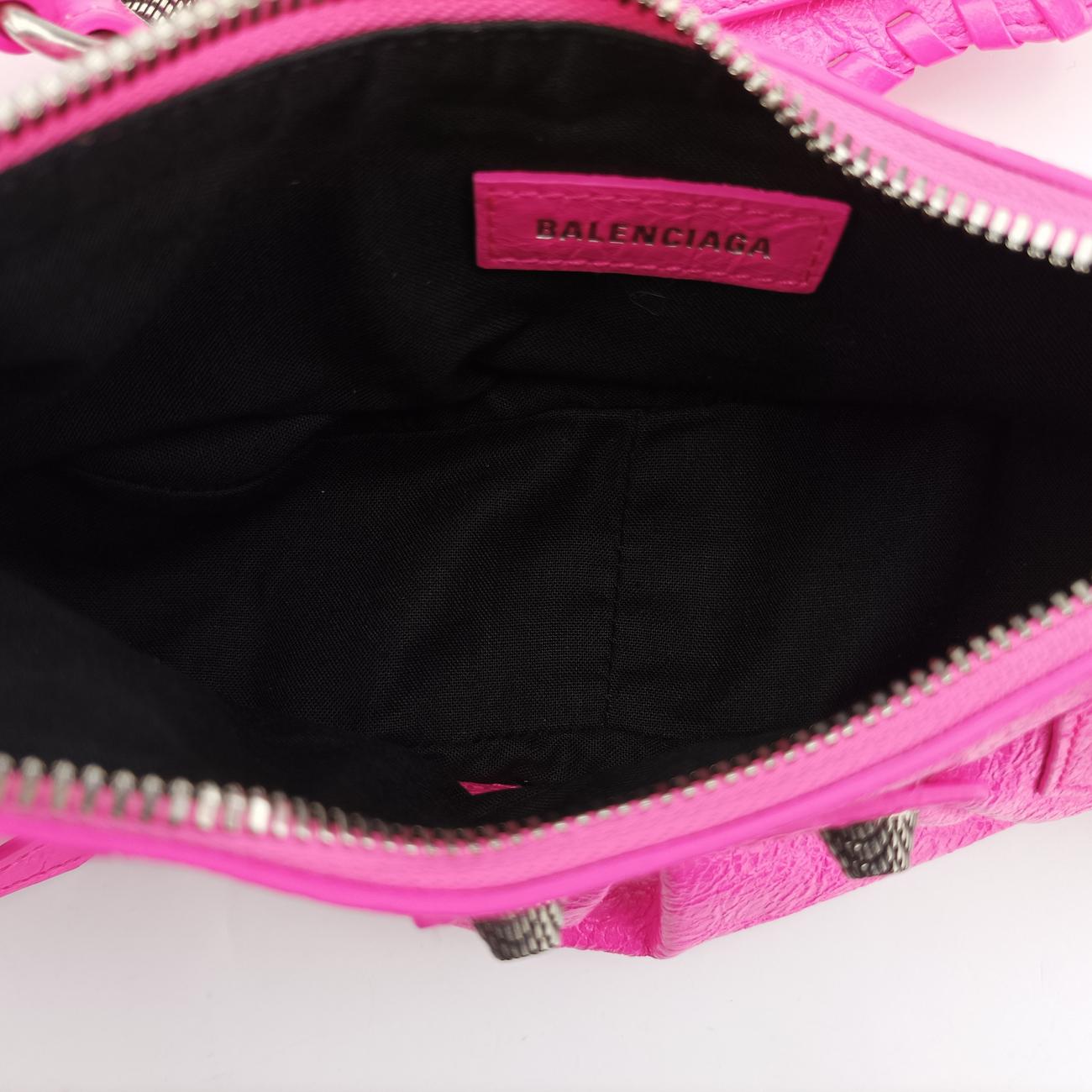 Pre-owned Balenciaga Le Cagole Rose lambskin  shoulderbag | stylenewstar