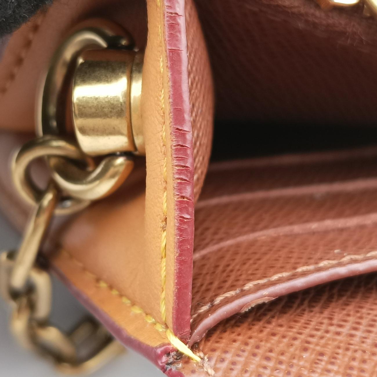 Pre-owned Louis Vuitton S-Lock Belt Pouch PM Brown Monogram Canvas M44667 bum bag/waist bag | stylenewstar