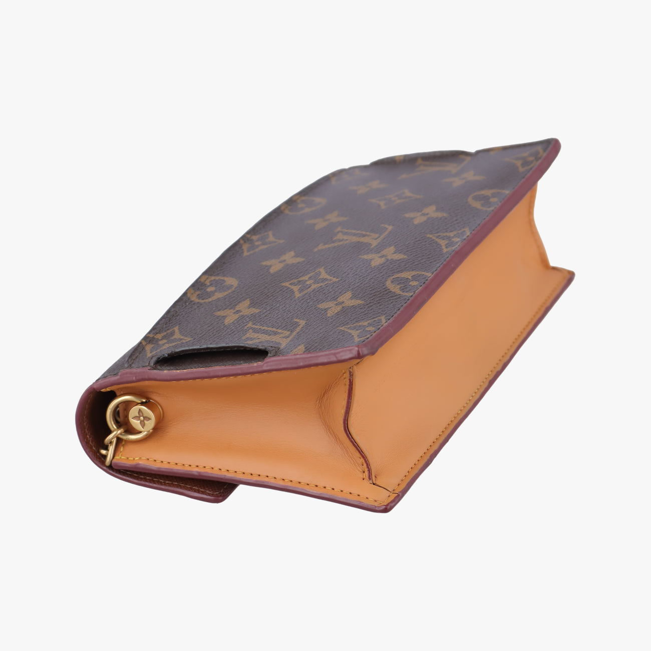 Pre-owned Louis Vuitton S-Lock Belt Pouch PM Brown Monogram Canvas M44667 bum bag/waist bag | stylenewstar