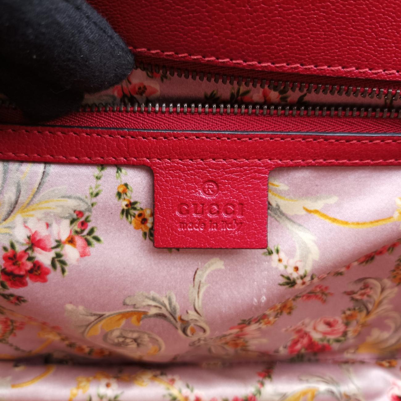 Vintage Gucci Ottilia Red×Multicolor Leather 488712 shoulderbag | stylenewstar