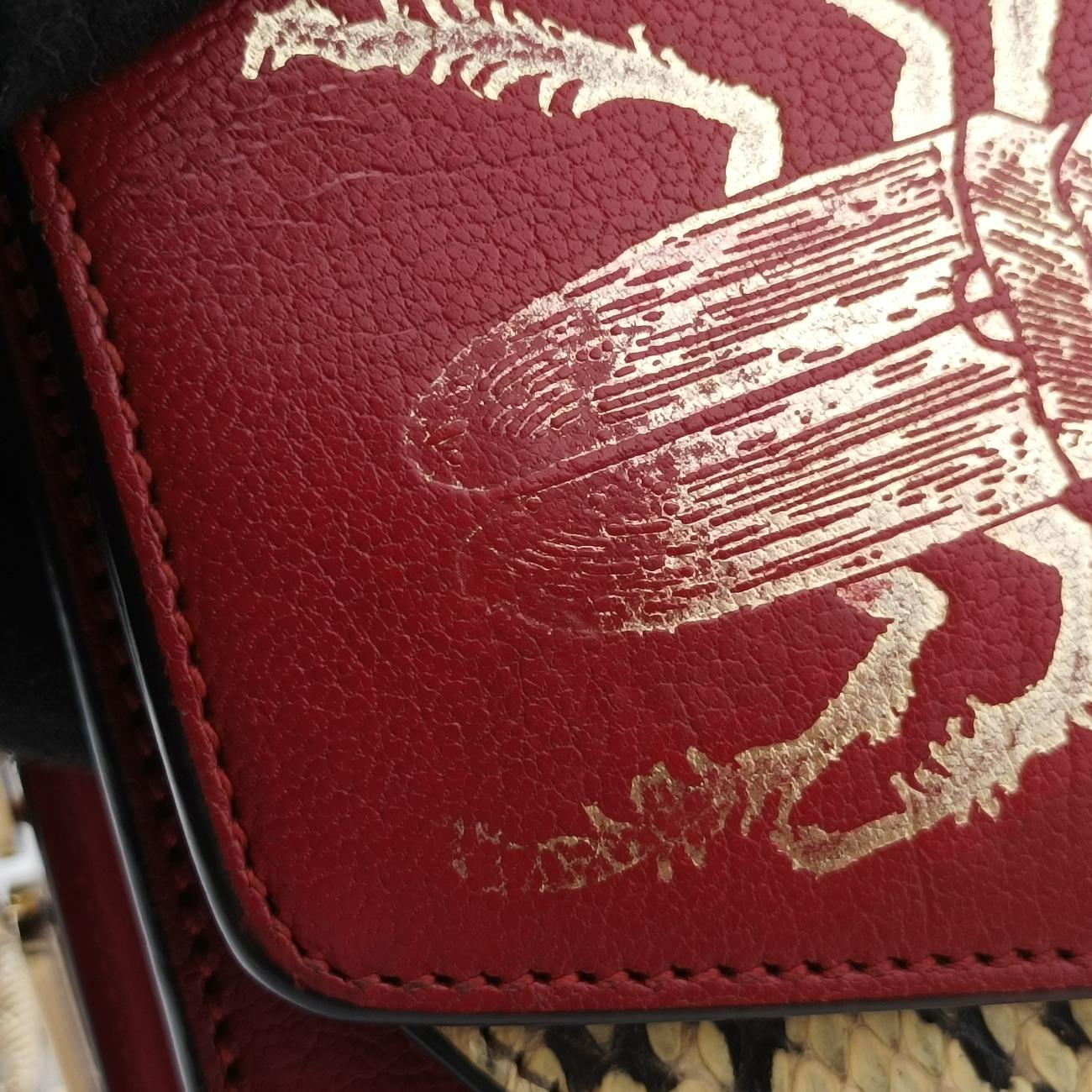 Vintage Gucci Ottilia Red×Multicolor Leather 488712 shoulderbag | stylenewstar