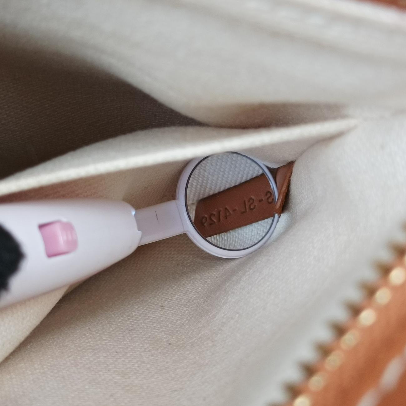 Secondhand Celine Vertical CABAS White×brown Canvas×leather  shoulderbag | stylenewstar