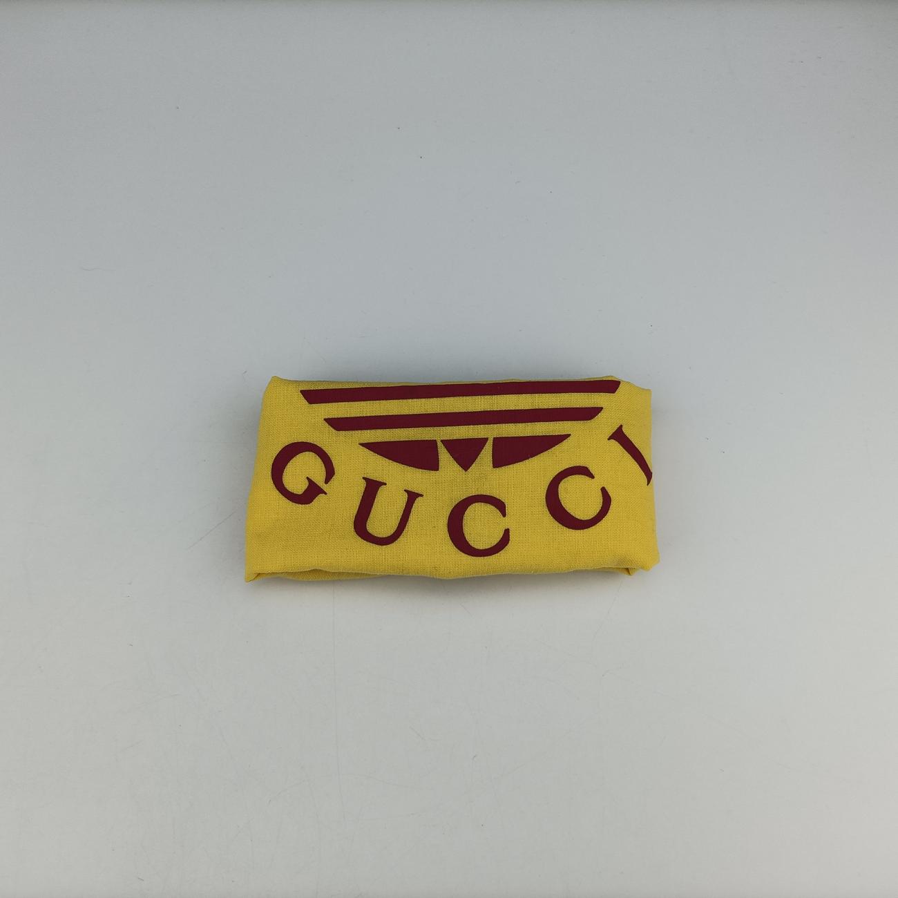 Pre-owned Gucci Adidas collaboration Horsebit Blue×white Leather 722009 shoulderbag | stylenewstar