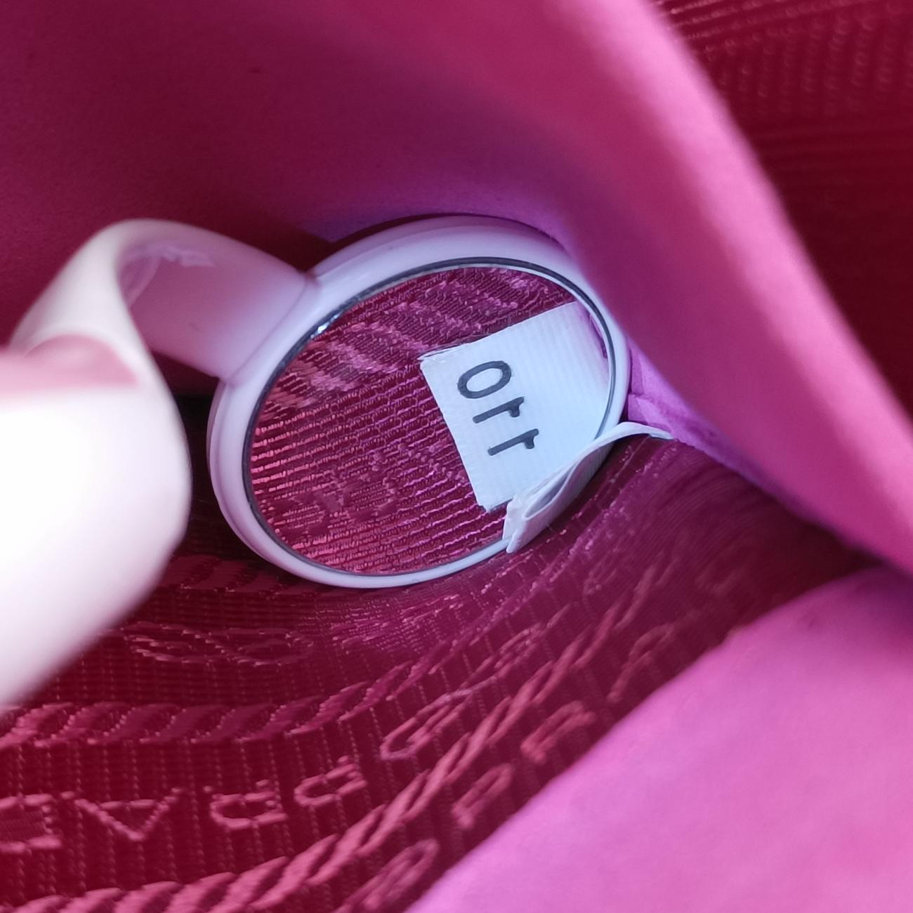 Pre-owned Prada Cahier Multicolour velour 1BD075 shoulderbag | stylenewstar