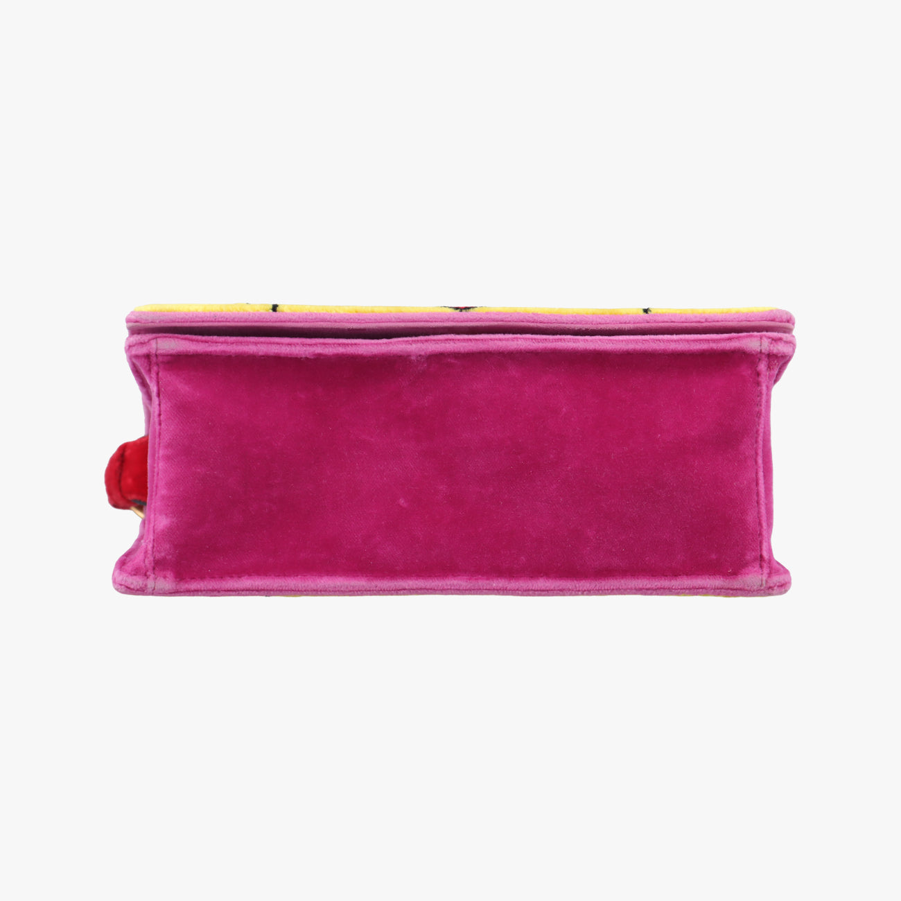 Pre-owned Prada Cahier Multicolour velour 1BD075 shoulderbag | stylenewstar