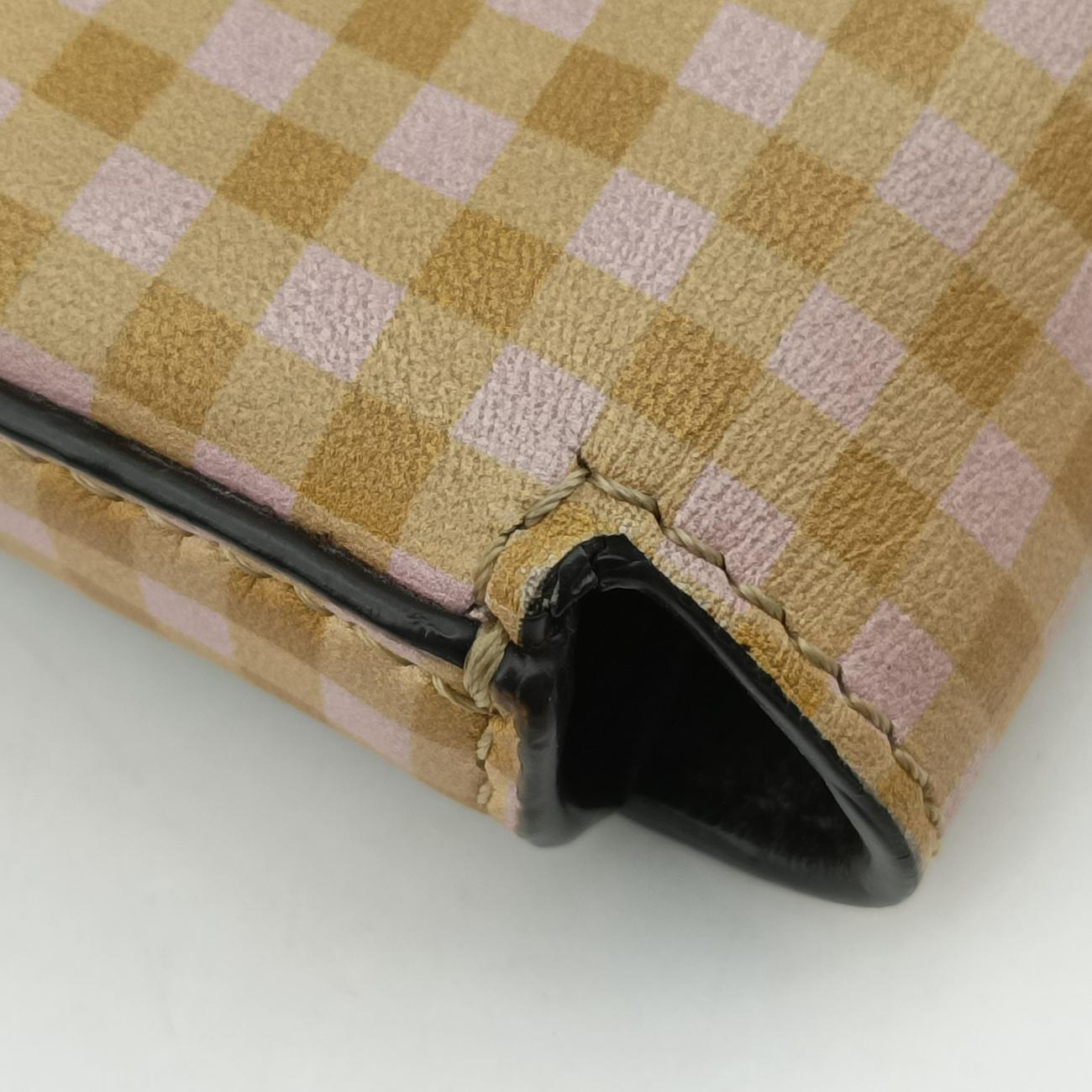 Pre-owned Fendi Nano Baguette Charm Yellow Canvas 7AR844 shoulderbag | stylenewstar