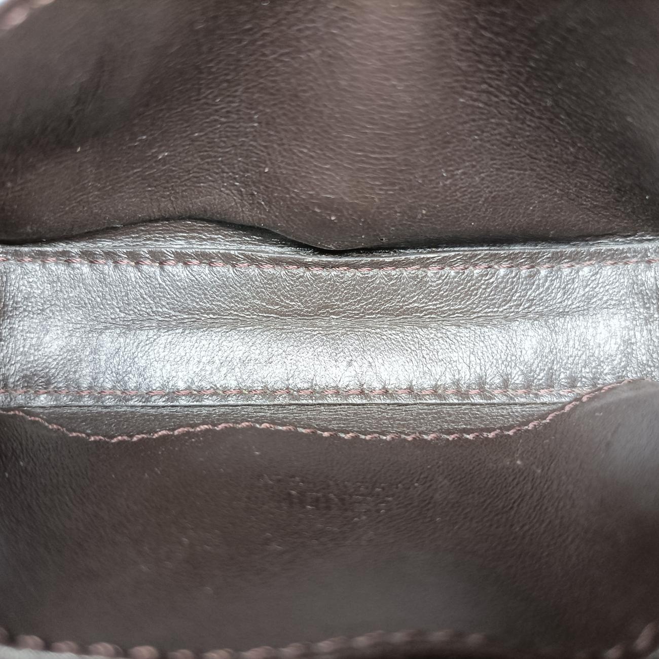 Pre-owned Fendi Nano Baguette Charm Yellow Canvas 7AR844 shoulderbag | stylenewstar