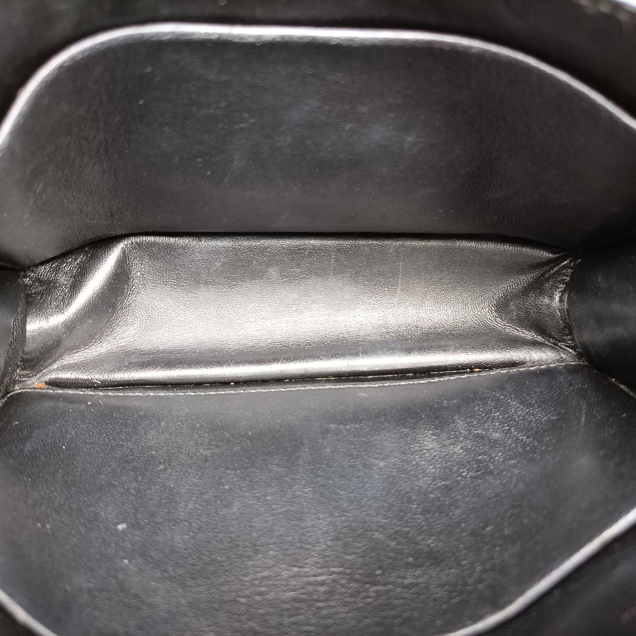 Pre-owned Prada Cahier Black x Purple Leather 1BH018 shoulderbag | stylenewstar