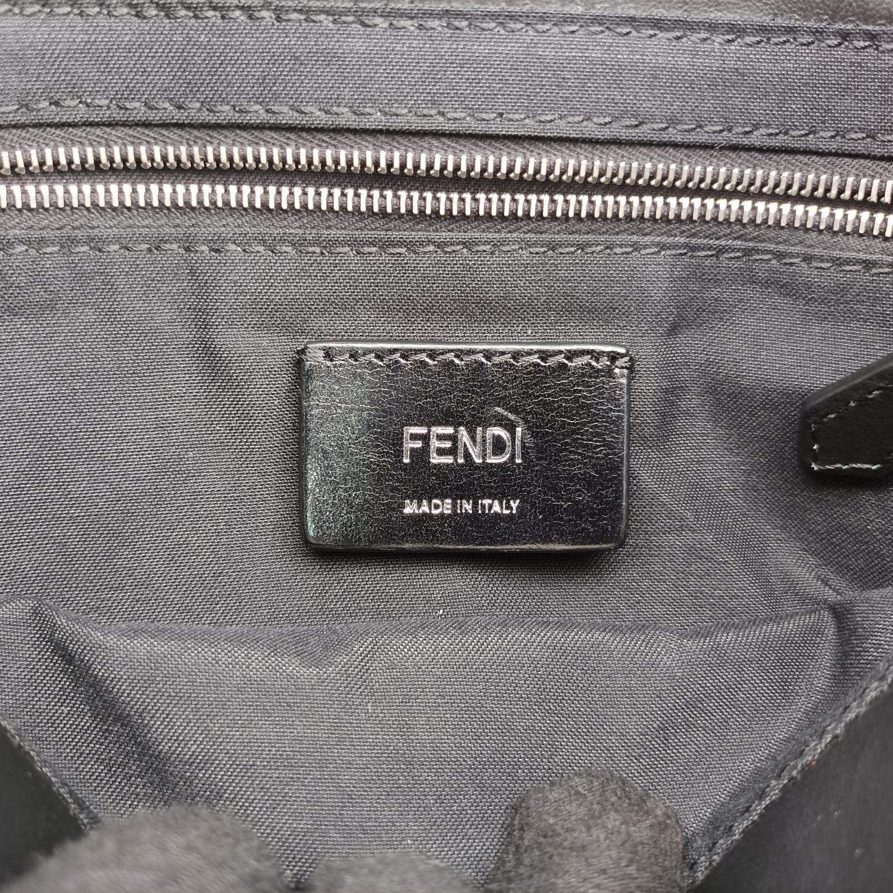 Pre-owned Fendi Baguette Brown canvas 7VA472 bum bag/waist bag | stylenewstar