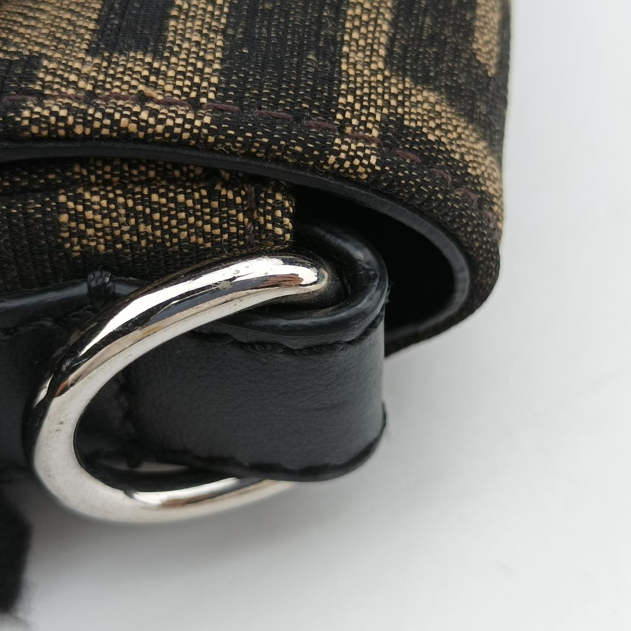 Pre-owned Fendi Baguette Brown canvas 7VA472 bum bag/waist bag | stylenewstar