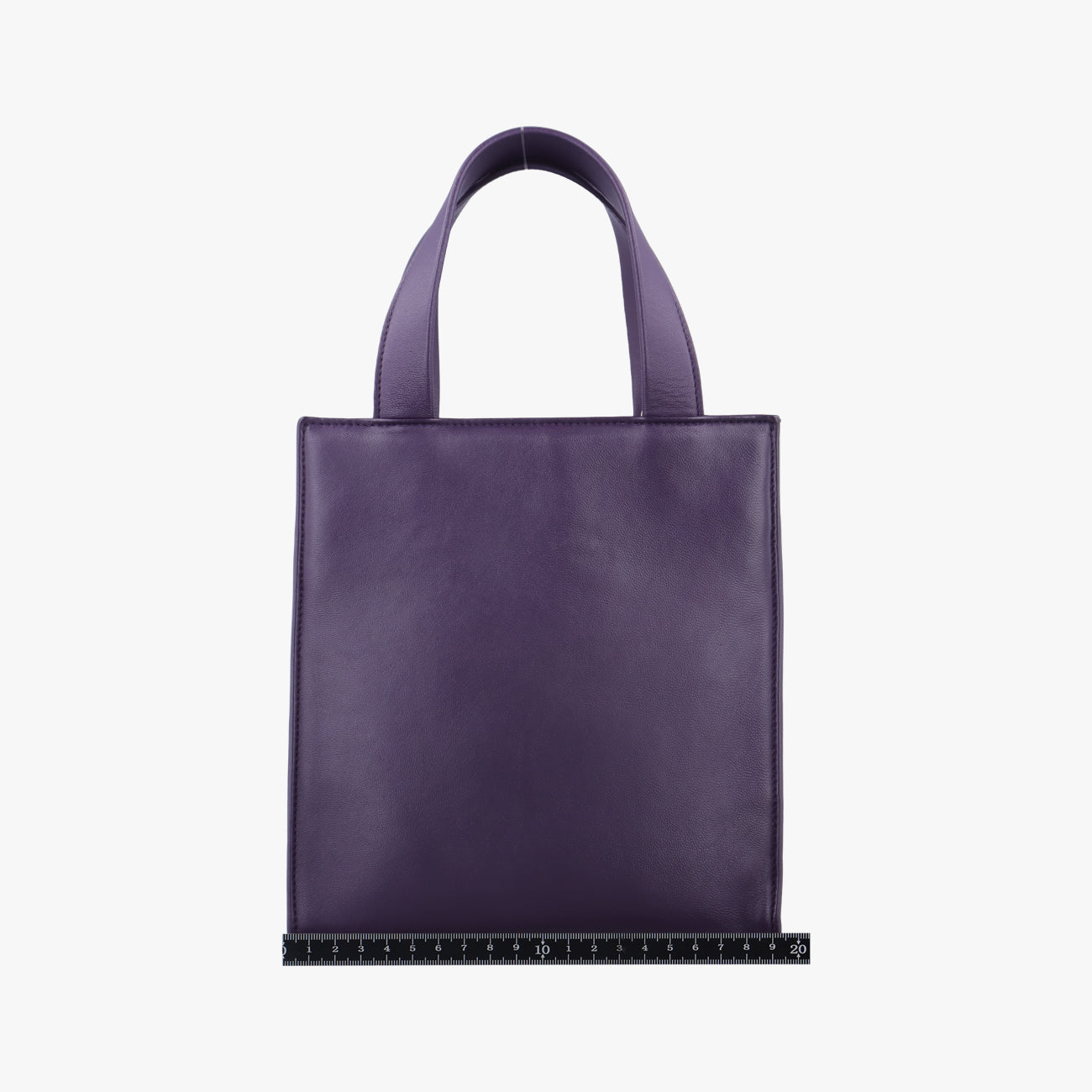 Secondhand Prada Turquoise Mini Tote Purple lambskin 1BG418 shoulderbag | stylenewstar