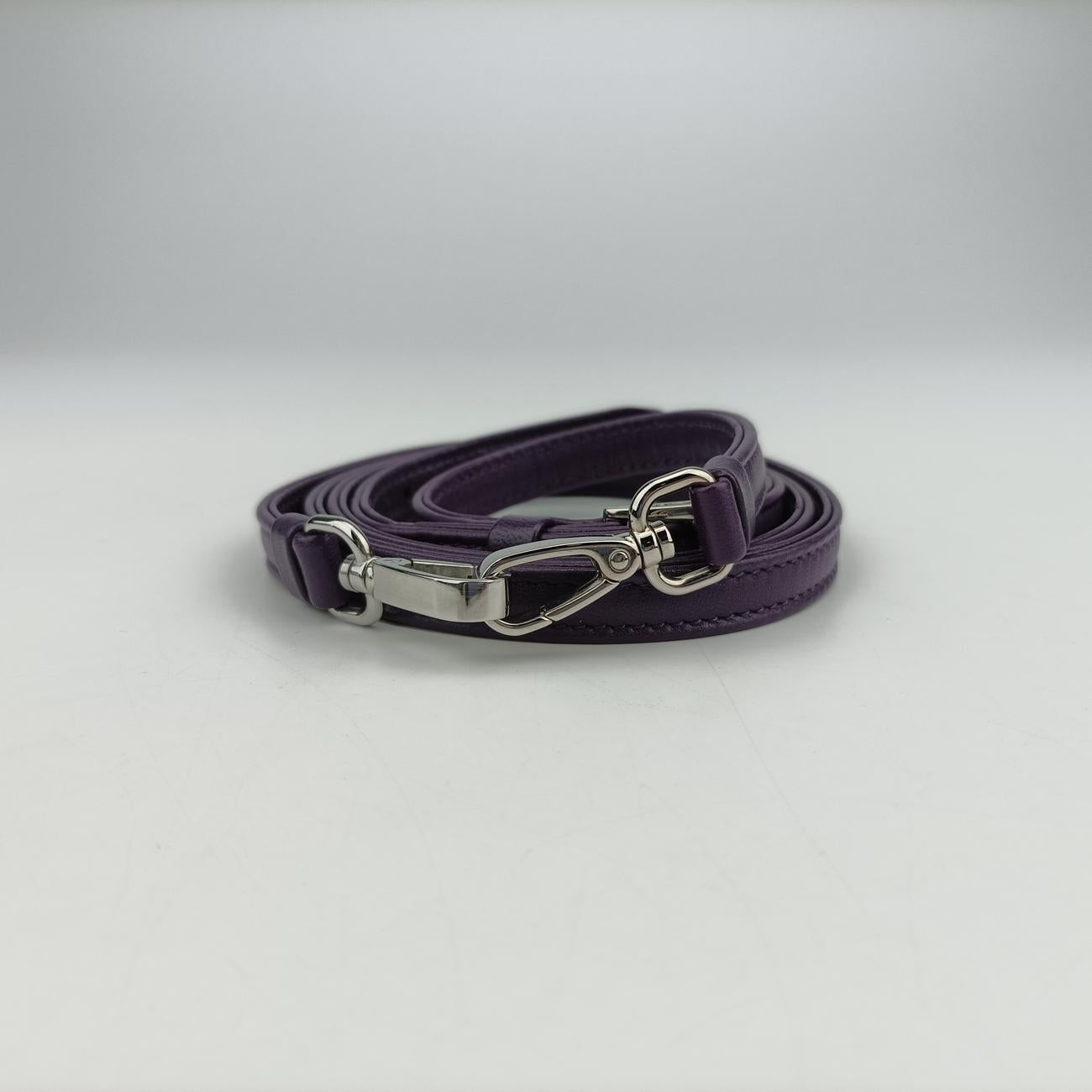 Secondhand Prada Turquoise Mini Tote Purple lambskin 1BG418 shoulderbag | stylenewstar