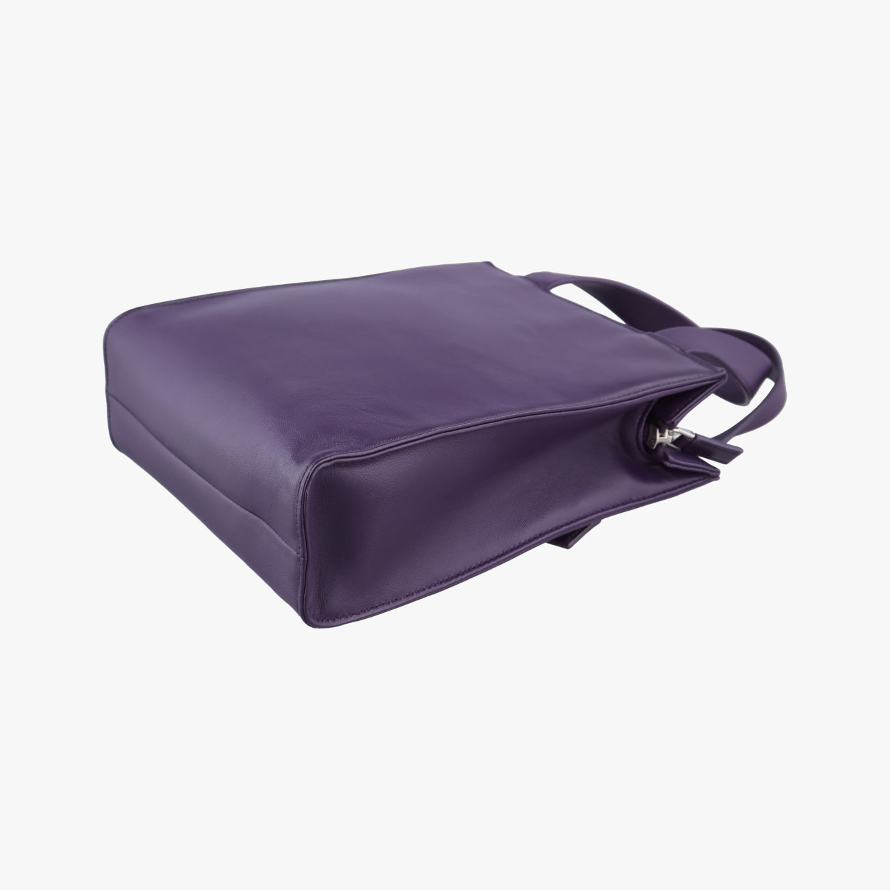 Secondhand Prada Turquoise Mini Tote Purple lambskin 1BG418 shoulderbag | stylenewstar