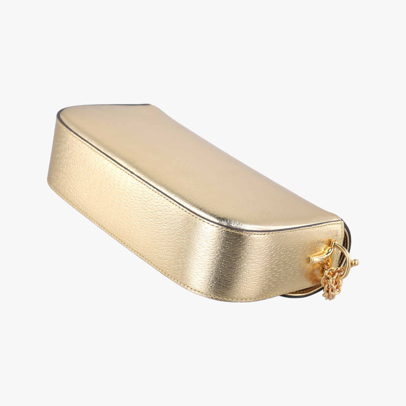 Pre-owned Gucci Adidas collaboration Horsebit Golden×Black Leather 722009 shoulderbag | stylenewstar