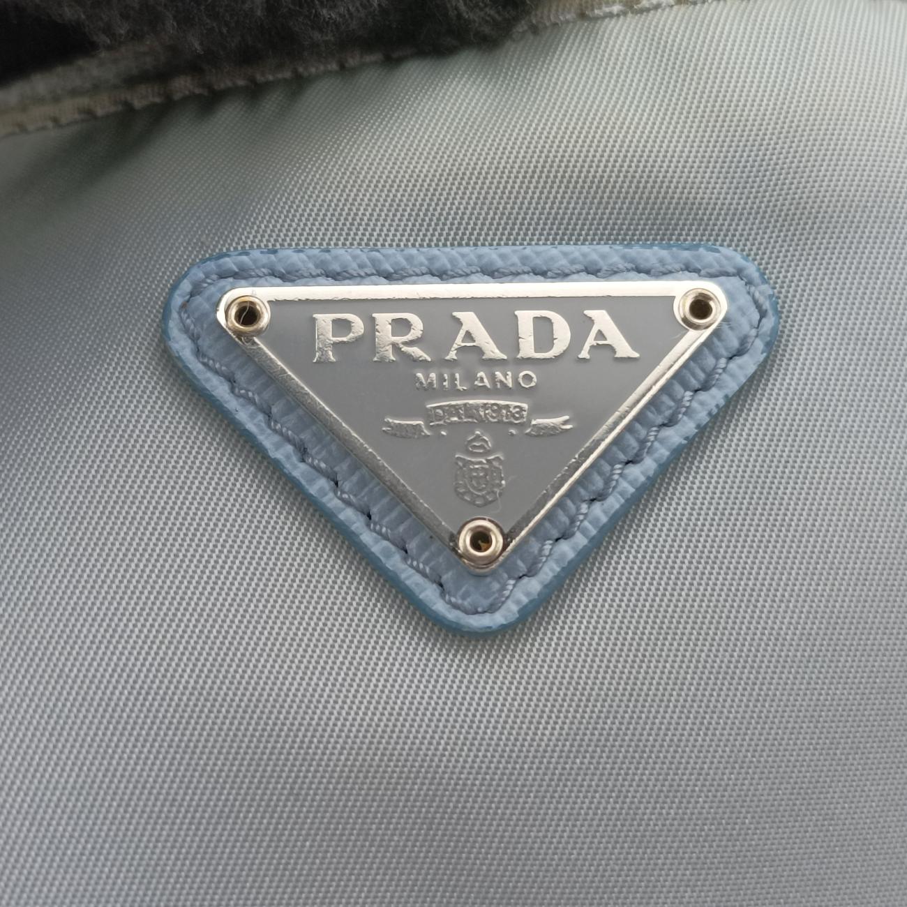 Vintage Prada Re-Edition 2005 Re-Nylon Blue nylon 1BH204 shoulderbag | stylenewstar
