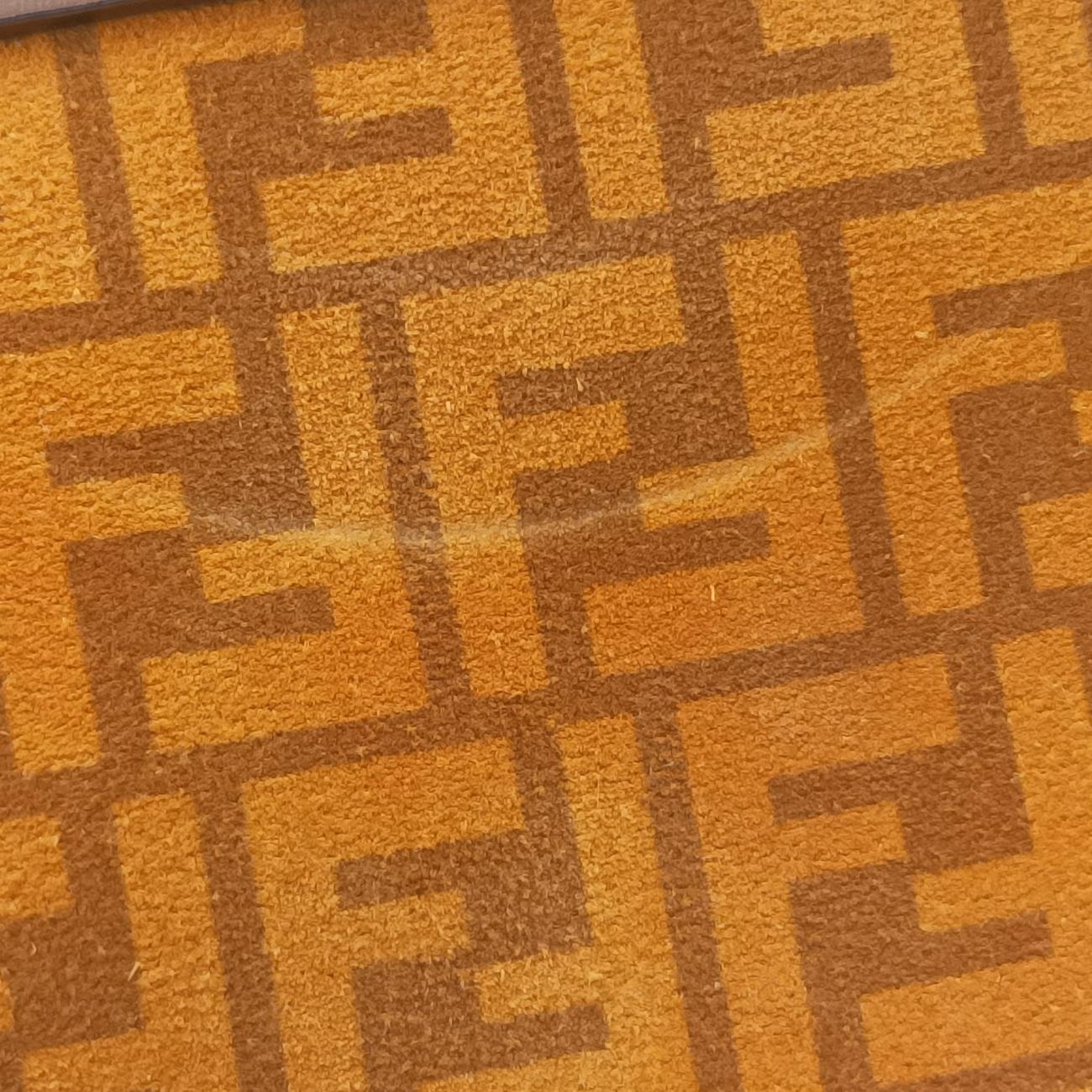 Secondhand Fendi MINI SUNSHINE SHOPPER Beige×Multicolour velor 8BS051 shoulderbag | stylenewstar