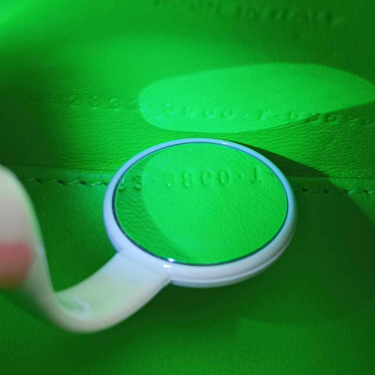 Pre-owned Balenciaga Hourglass Green×Black Leather  shoulderbag | stylenewstar