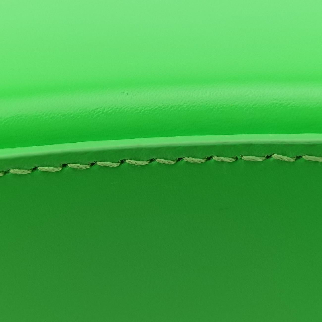 Pre-owned Balenciaga Hourglass Green×Black Leather  shoulderbag | stylenewstar