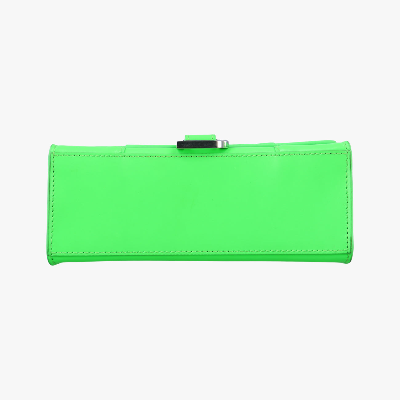 Pre-owned Balenciaga Hourglass Green×Black Leather  shoulderbag | stylenewstar