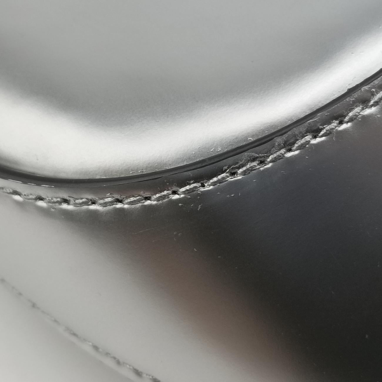 Pre-owned Prada Cleo Flap Silver Leather  shoulderbag | stylenewstar