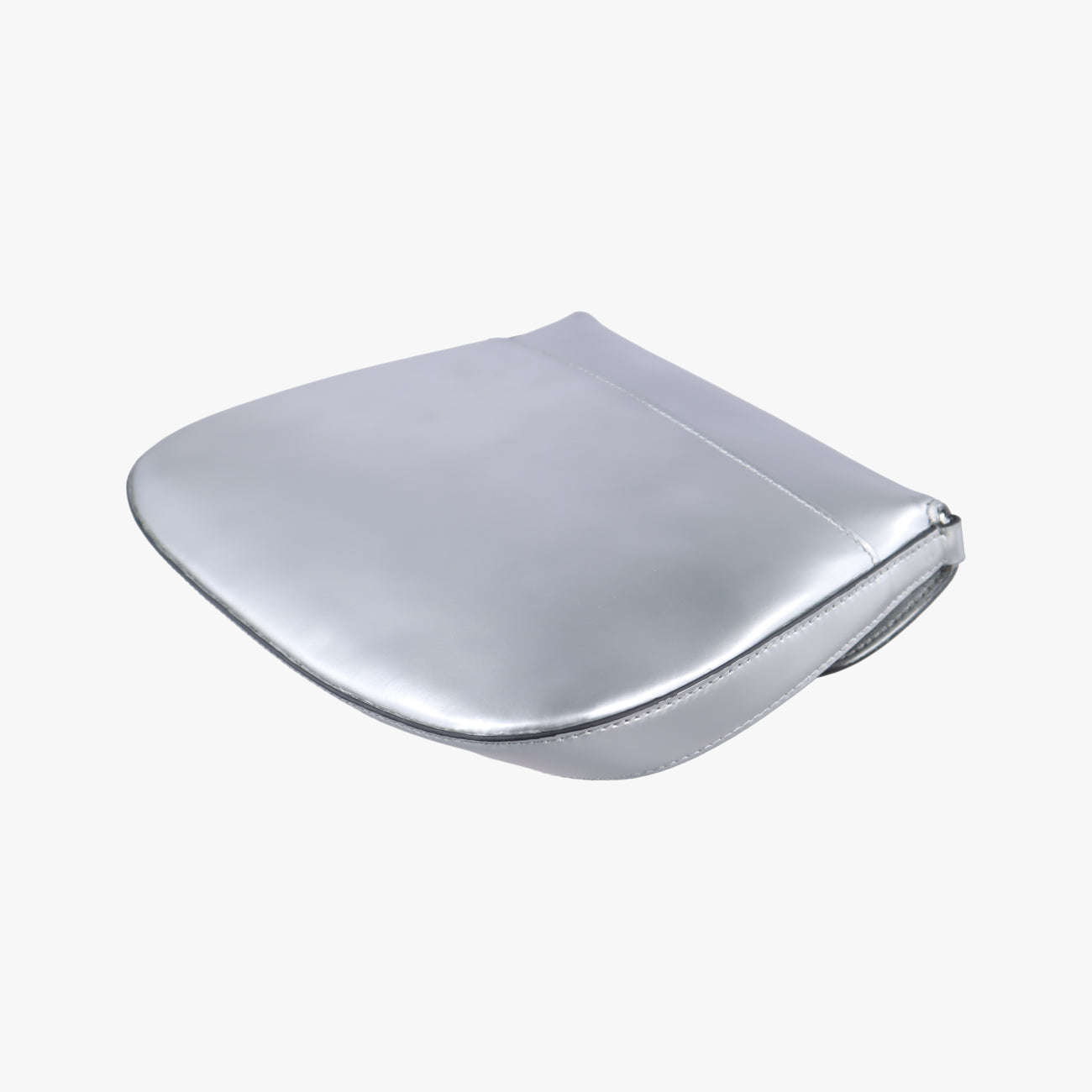 Pre-owned Prada Cleo Flap Silver Leather  shoulderbag | stylenewstar