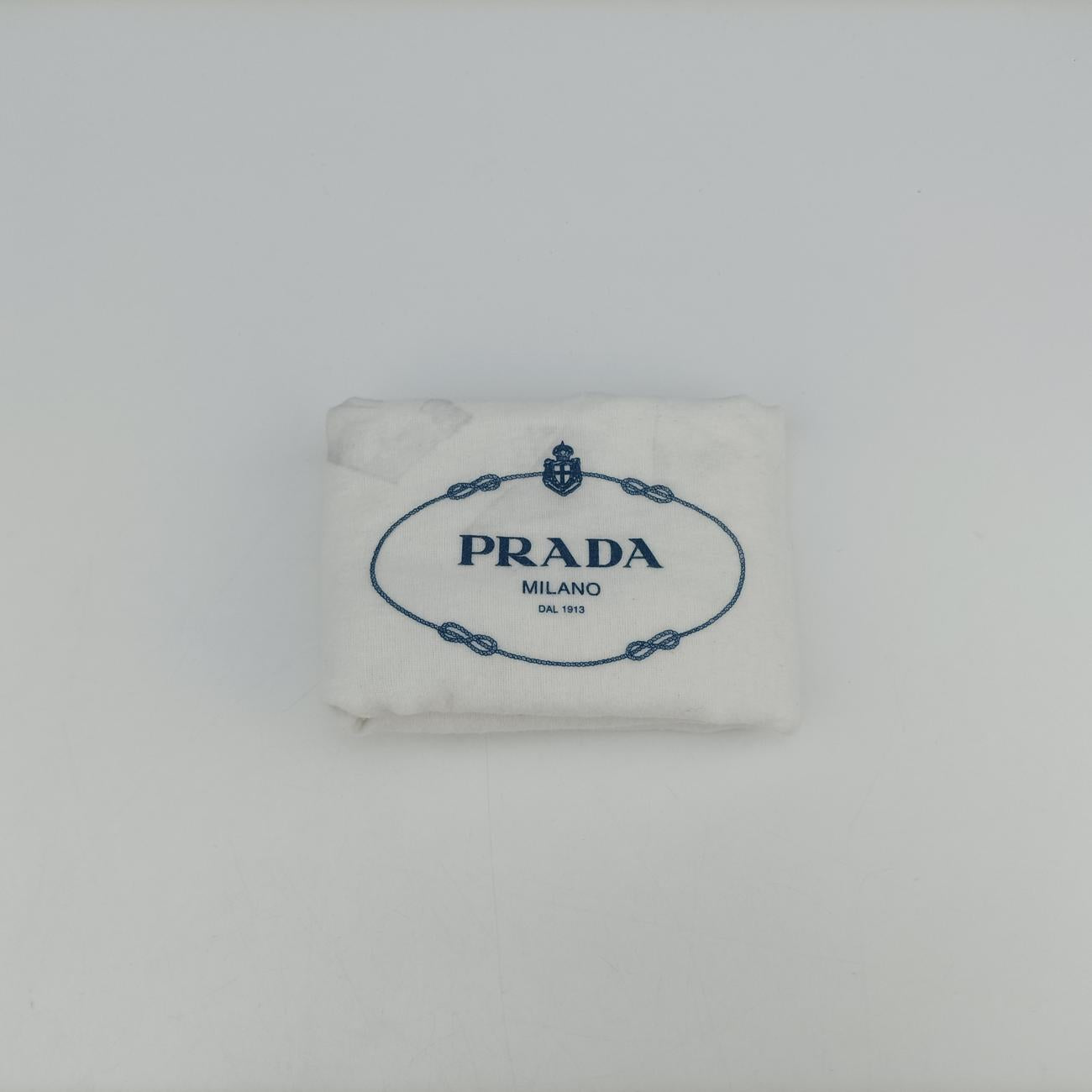 Secondhand Prada Triangle Terry Black×White Pile 1NE043 shoulderbag | stylenewstar