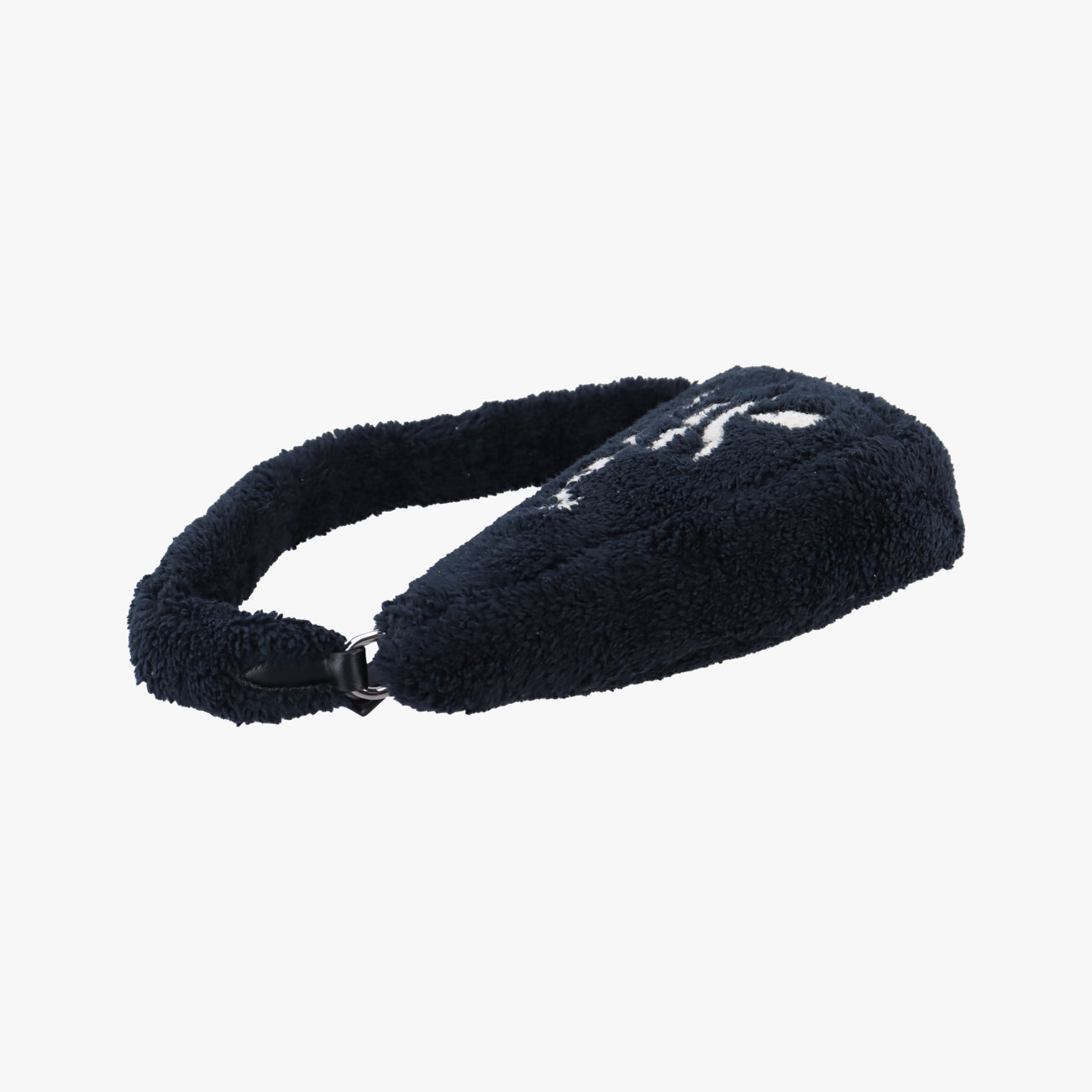 Secondhand Prada Triangle Terry Black×White Pile 1NE043 shoulderbag | stylenewstar