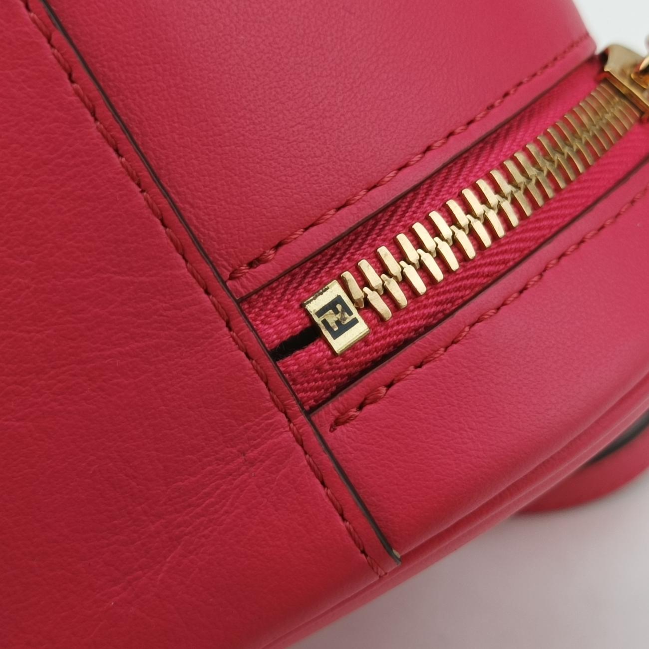 Secondhand Fendi Aurock Camera Case Mini Pink Leather 8BS058 shoulderbag | stylenewstar